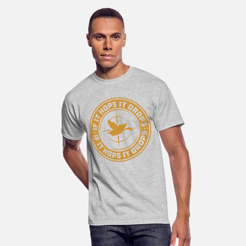 If it hops it drops cool Squirrel Hunt T-shirts
