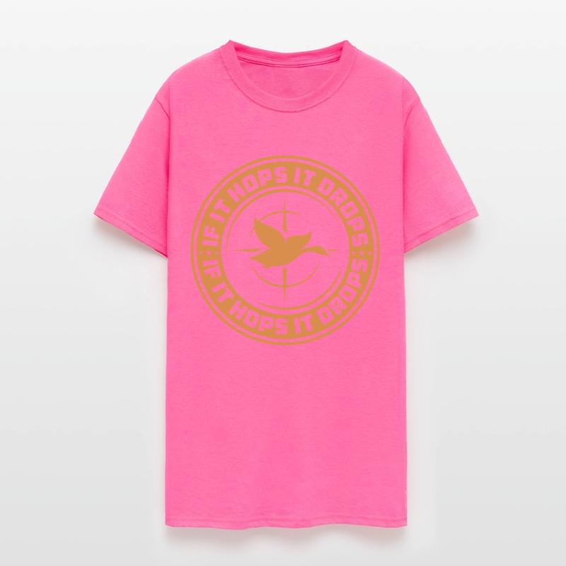 If it hops it drops cool Squirrel Hunt T-shirts