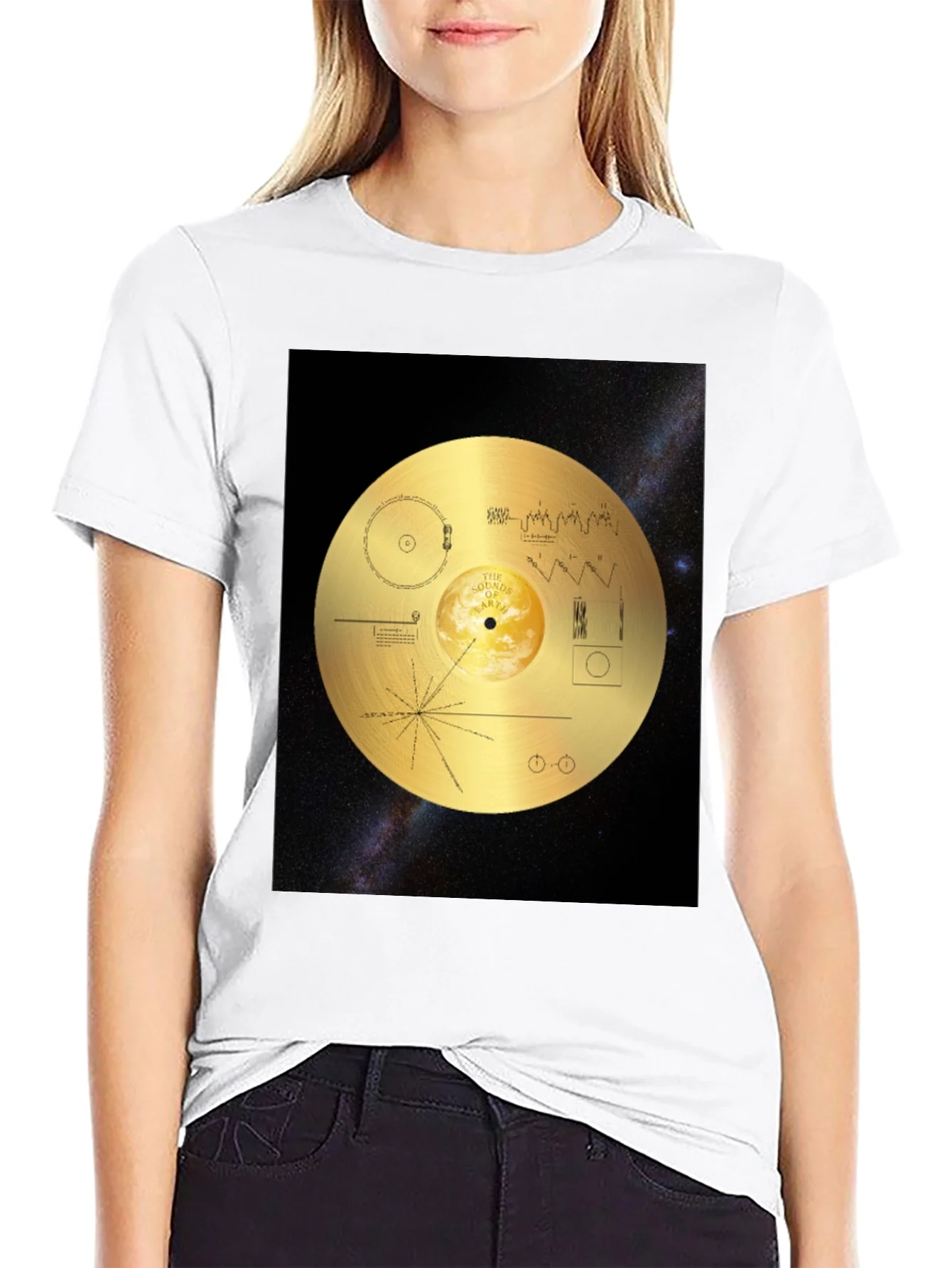 Voyager Golden Record Graphic T-Shirt