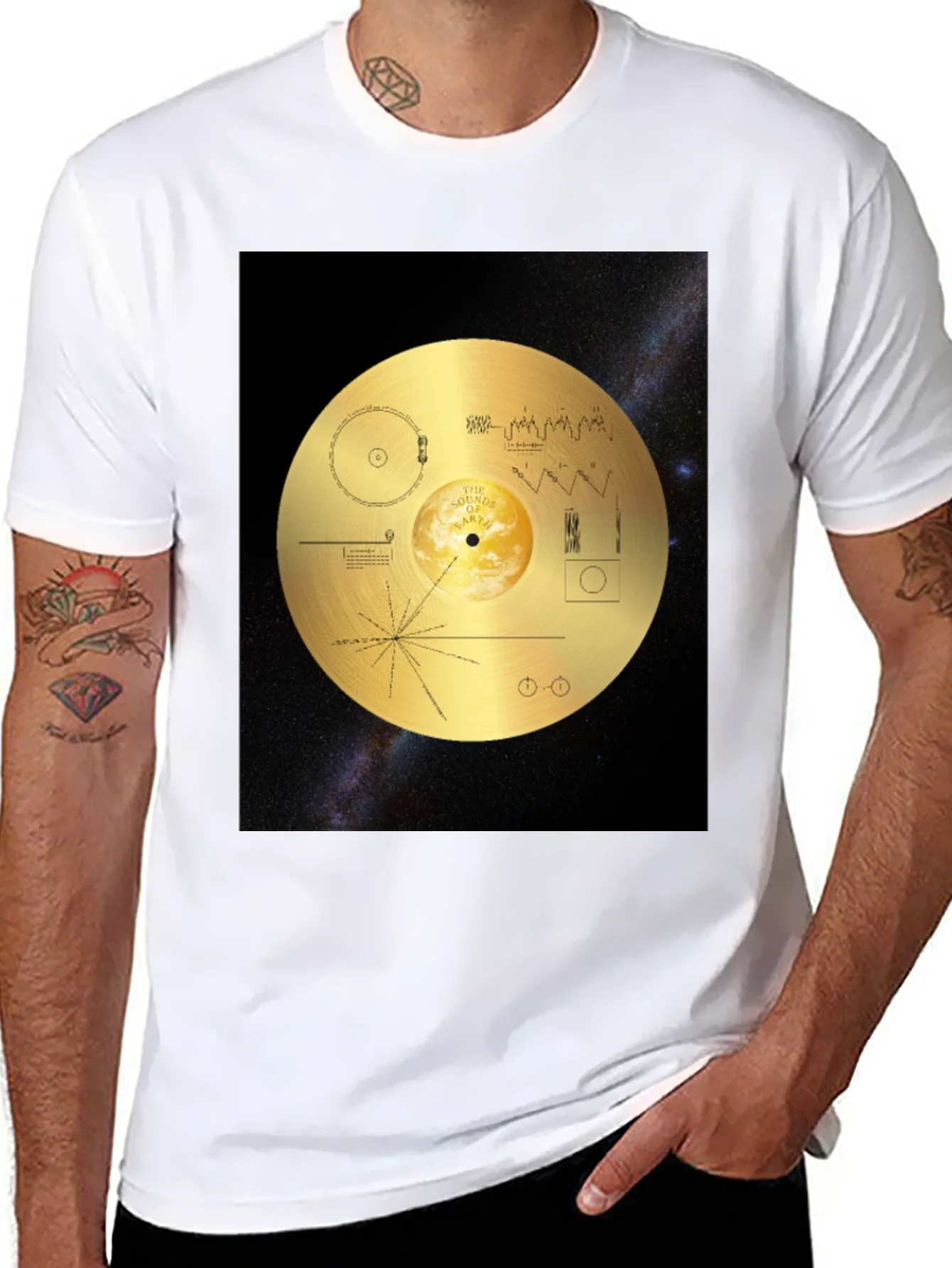 Voyager Golden Record Graphic T-Shirt
