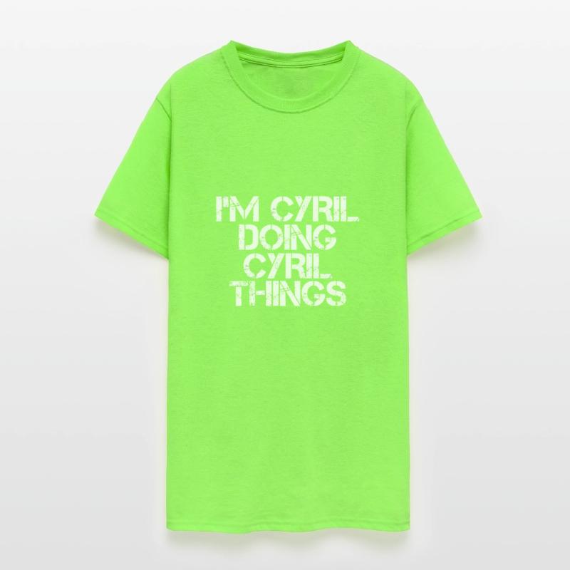 I'M Cyril Doing Cyril Things Funny Birthday Name I
