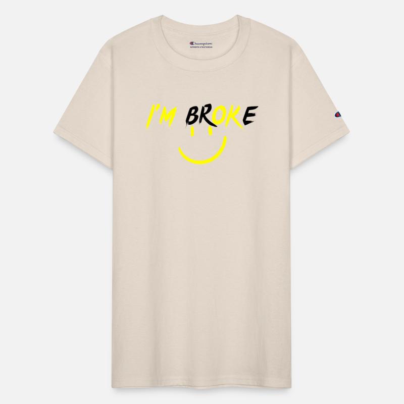I'm Ok, I'm broken, I am okay, happy face, yellow