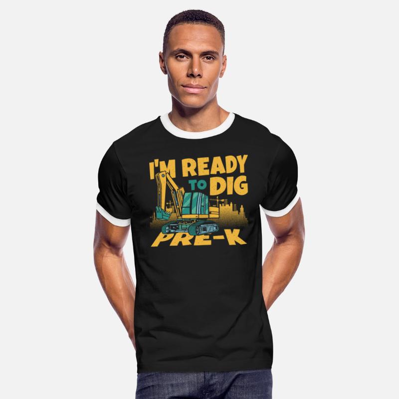 I'm Ready To Dig Pre-K Construction Worker Back