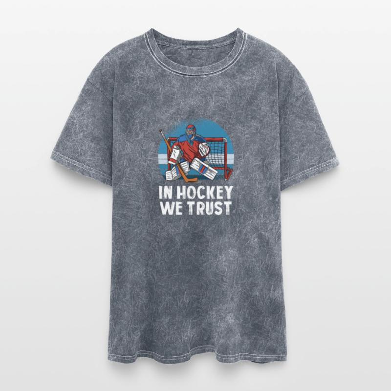 In Hockey We Trust Goalie Enthusiast Art