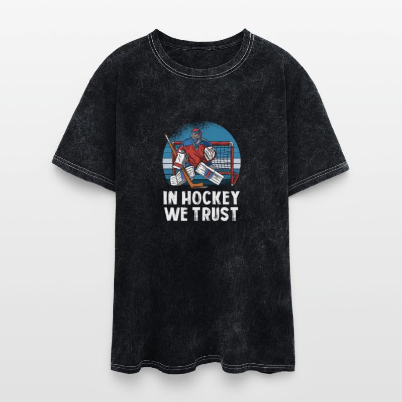 In Hockey We Trust Goalie Enthusiast Art