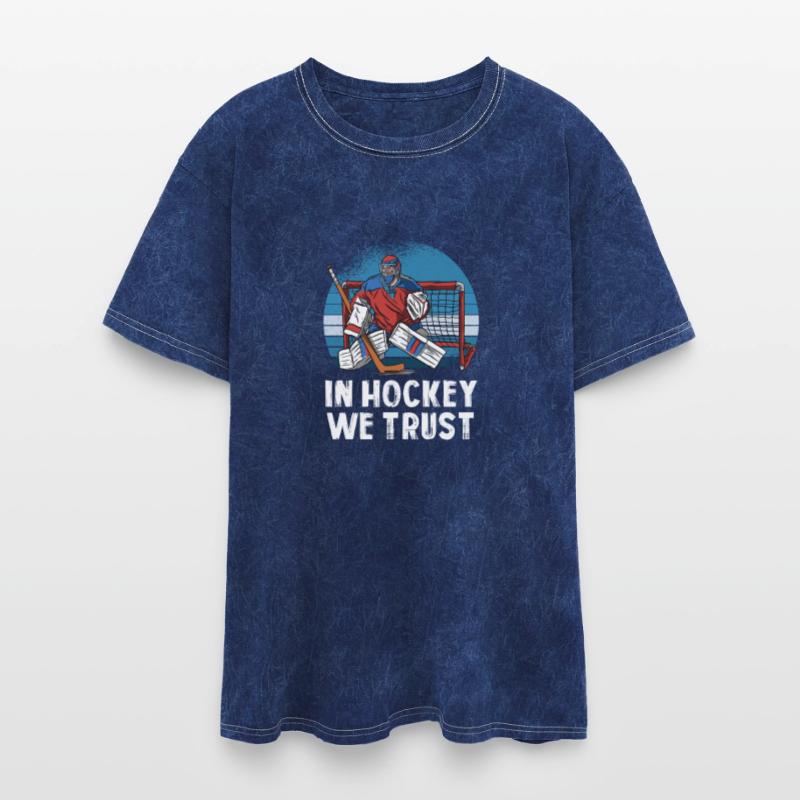 In Hockey We Trust Goalie Enthusiast Art