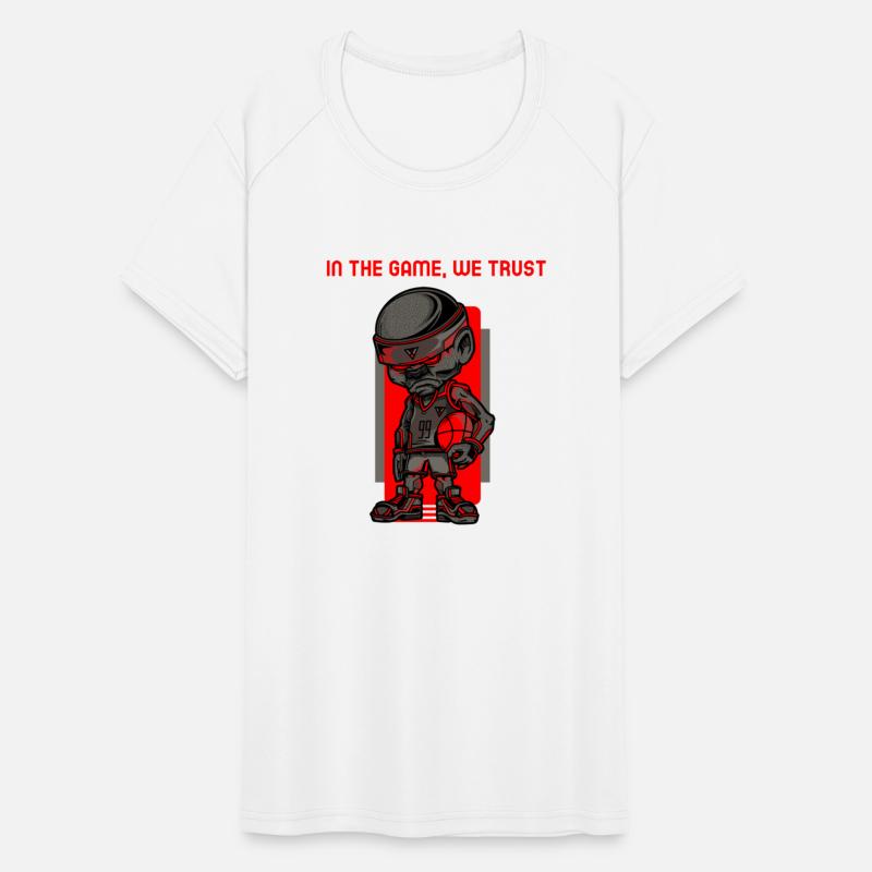 In the Game, We Trust Basketball Player Art Print