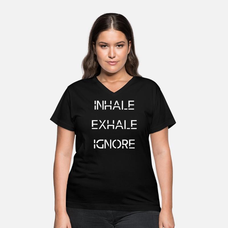 Inhale. Exhale. Ignore. Funny Saying. Gift. Relax