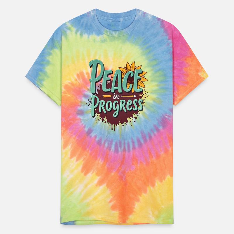 Inspirational Sunflower and Peace Message