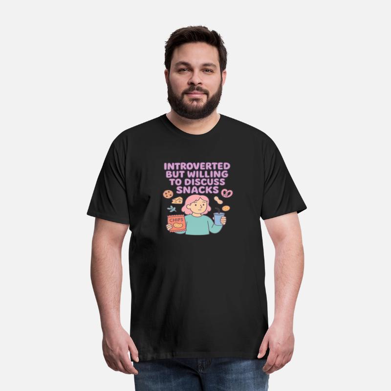 Introverted But Willing to Discuss Snacks T-Shirt