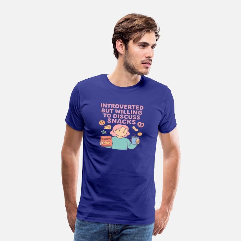 Introverted But Willing to Discuss Snacks T-Shirt