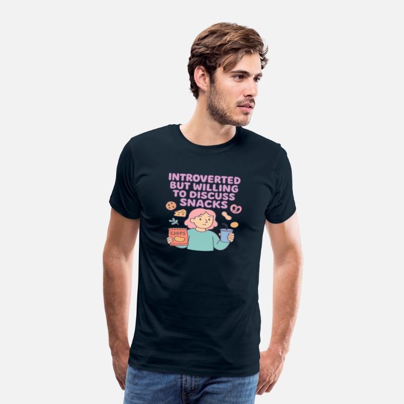 Introverted But Willing to Discuss Snacks T-Shirt