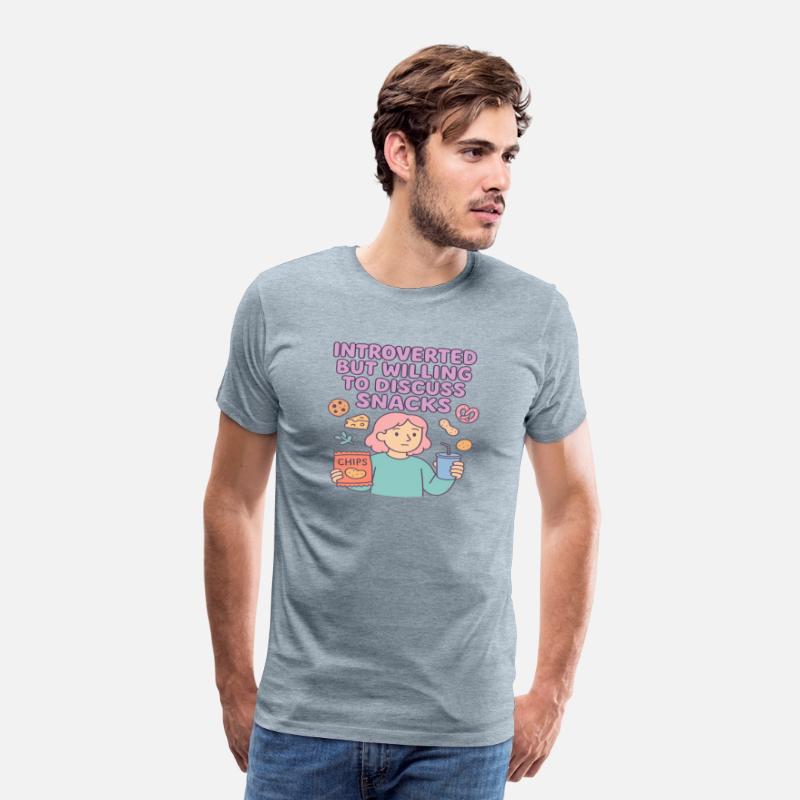 Introverted But Willing to Discuss Snacks T-Shirt