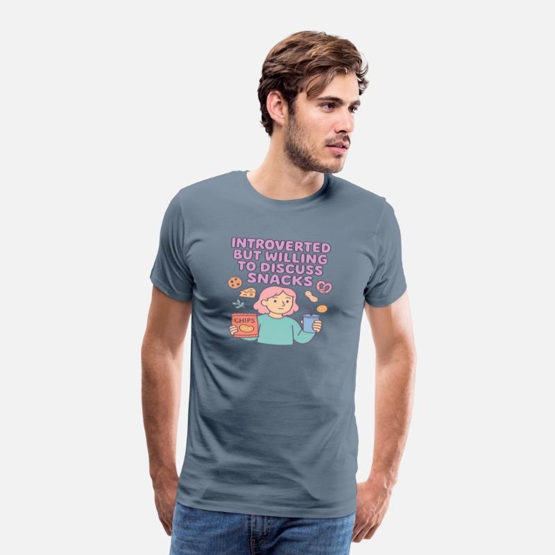 Introverted But Willing to Discuss Snacks T-Shirt