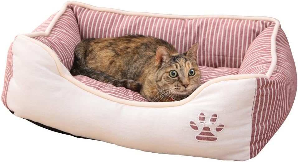IRIS PLAZA Pet Bed, All-Season, Size S, Red PB-T00 - Best Seller