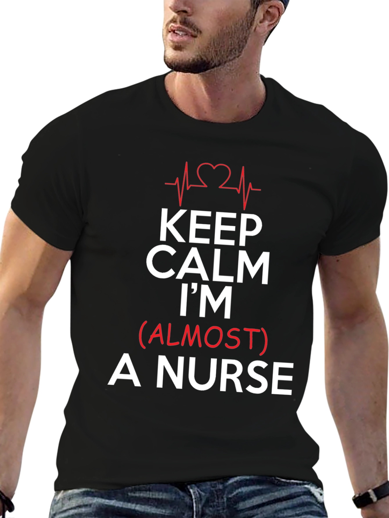 Keep Calm Im (Almost) A Nurse T-Shirt