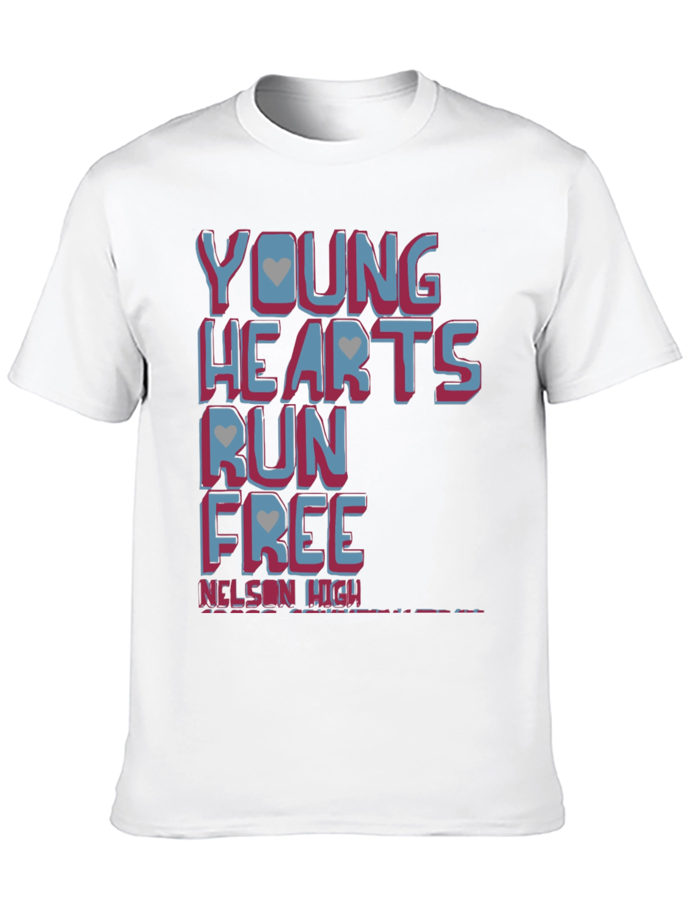 Young Hearts Run Free Graphic T-Shirt