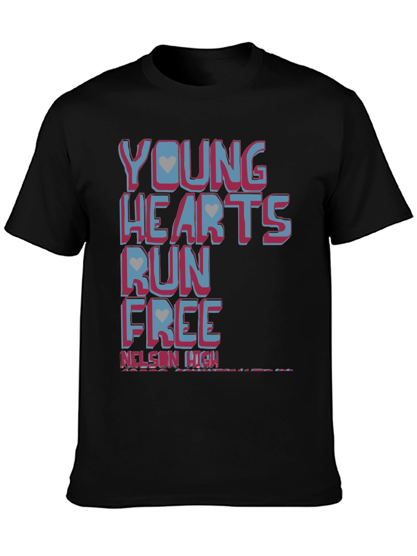 Young Hearts Run Free Graphic T-Shirt