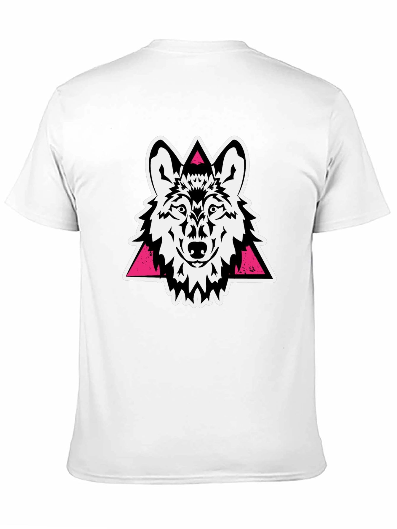 Wolf Graphic Tee - Black Stylish Cotton T-Shirt