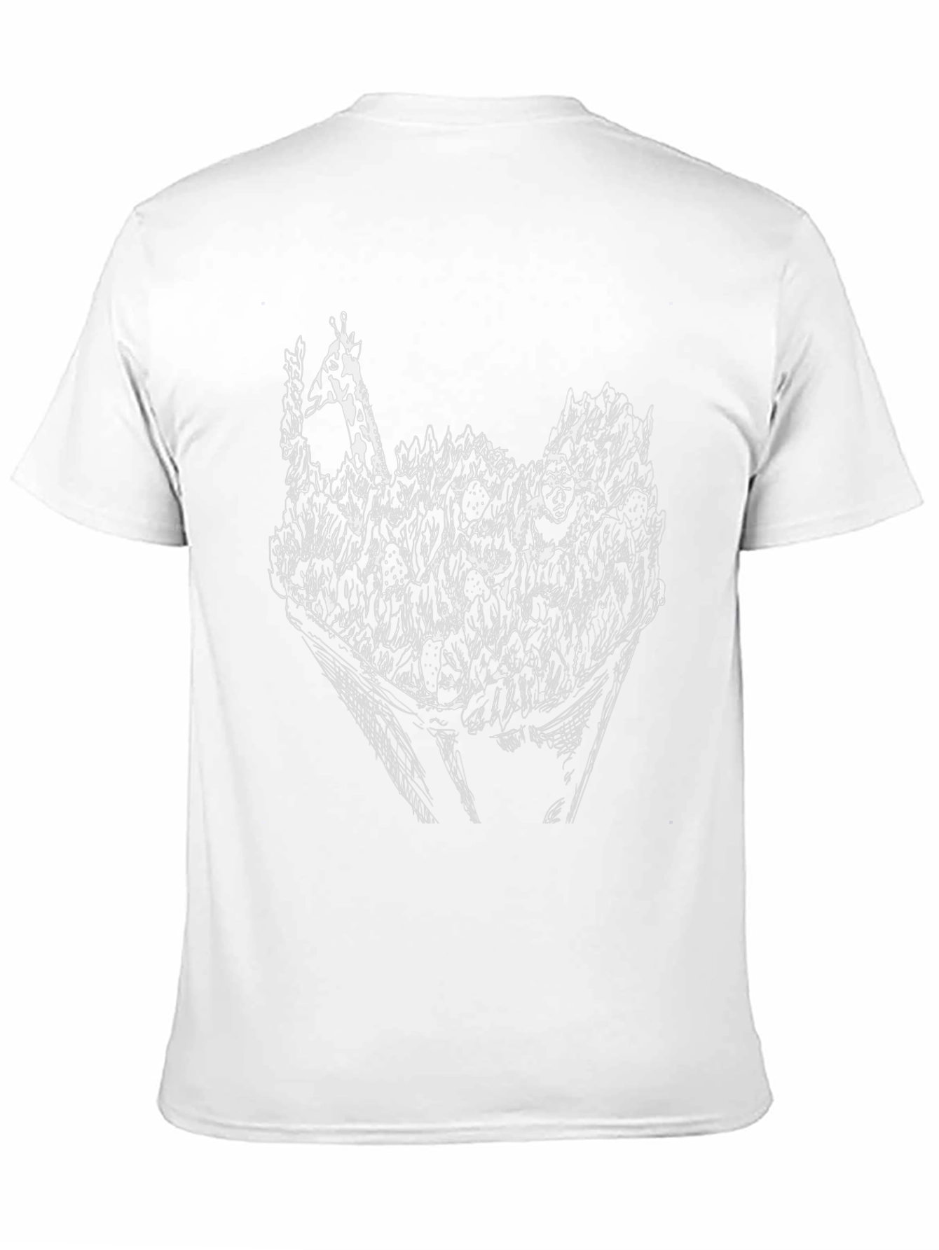 Abstract Black Graphic Tee - Unique Artwork T-Shirt