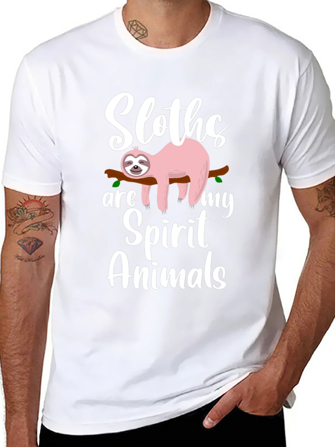 Sloth Spirit Animal Graphic T-Shirt - Unisex
