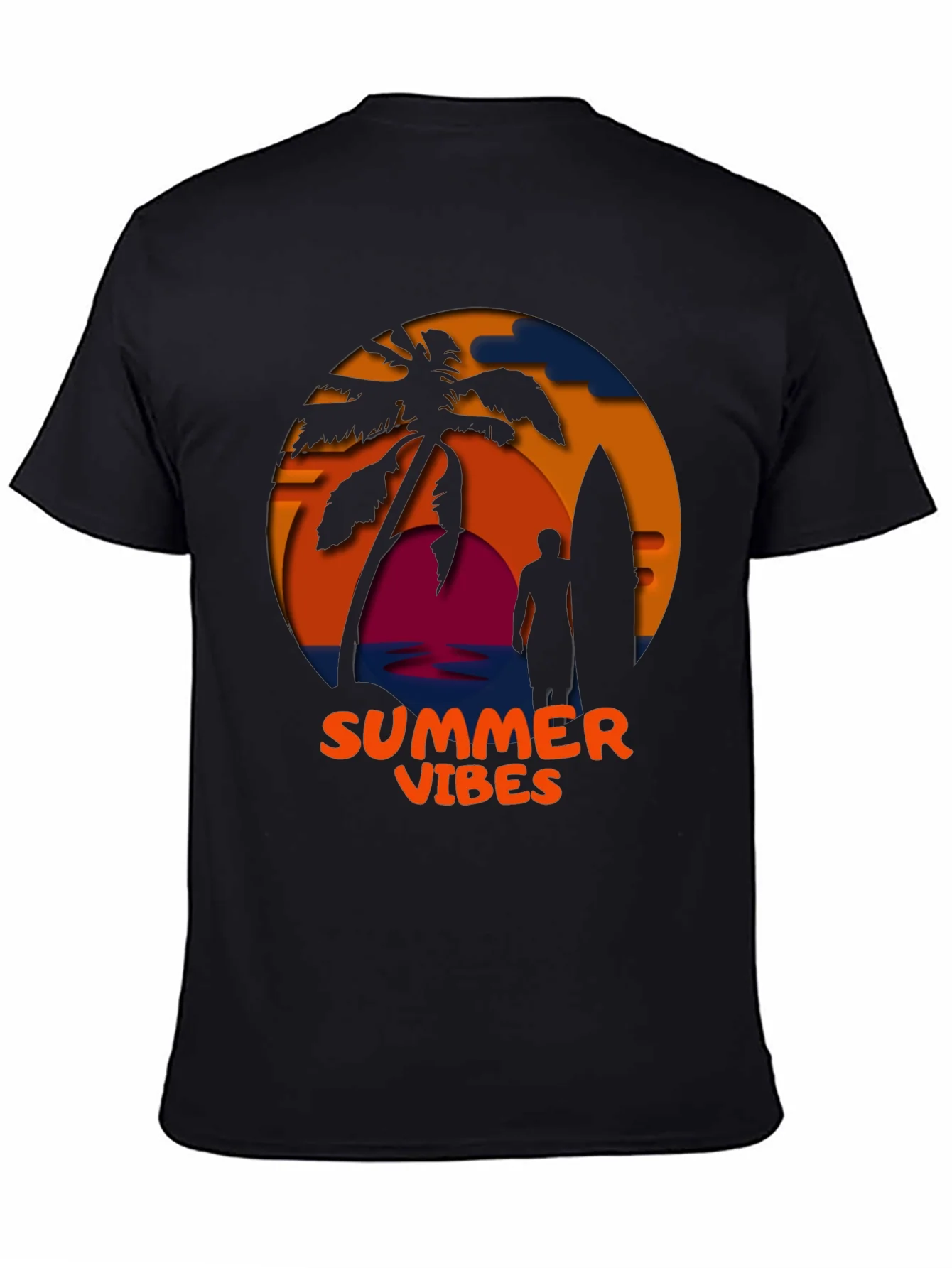 Summer Vibes Graphic T-Shirt - Coastal Design