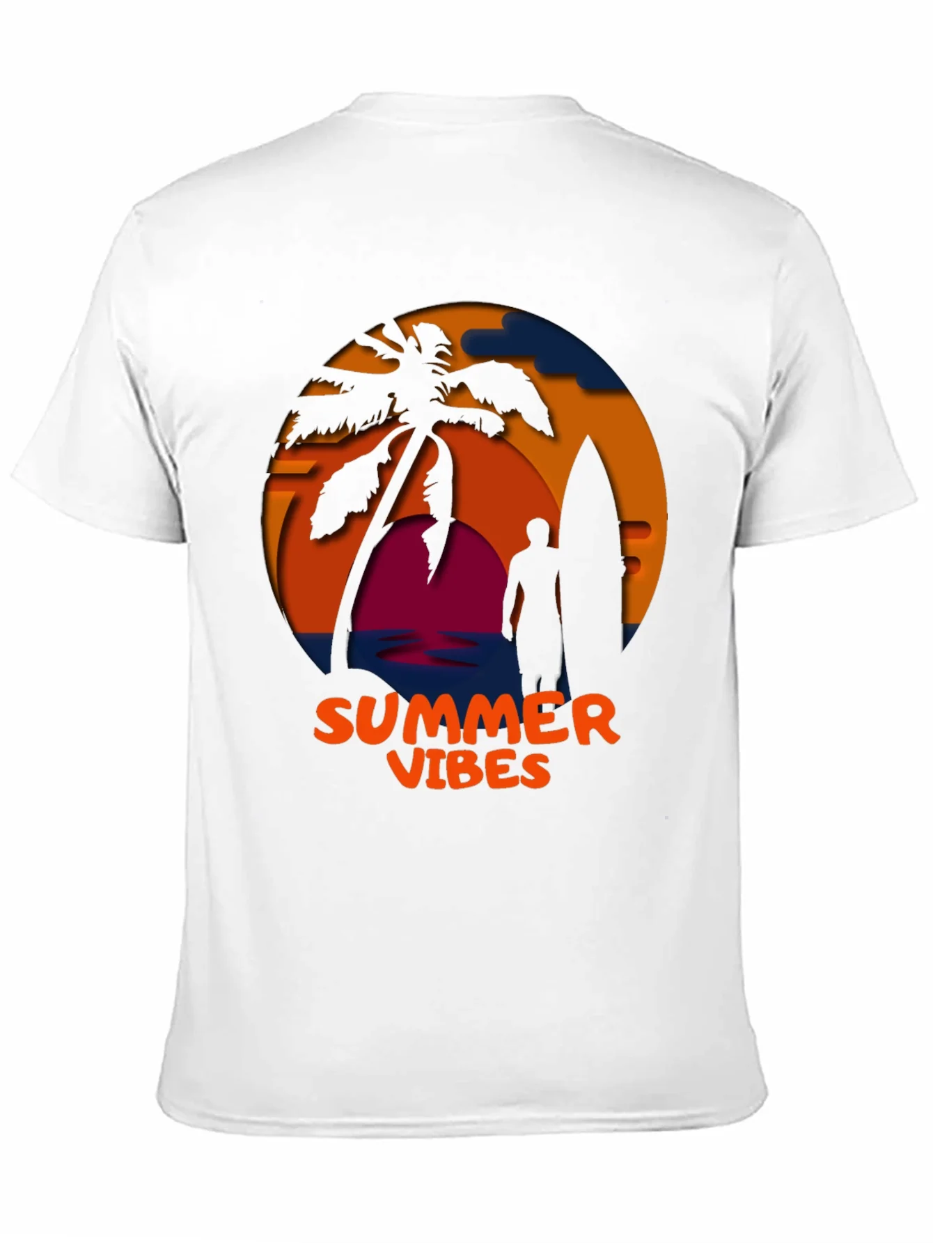 Summer Vibes Graphic T-Shirt - Coastal Design