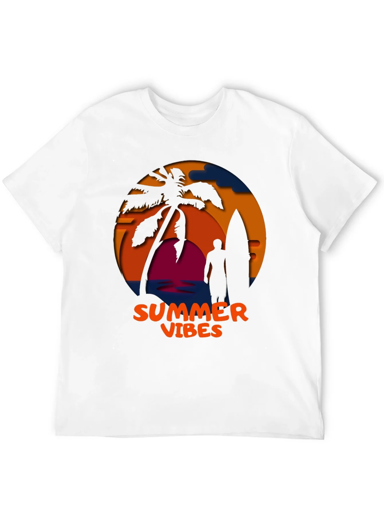 Summer Vibes Graphic T-Shirt - Coastal Design