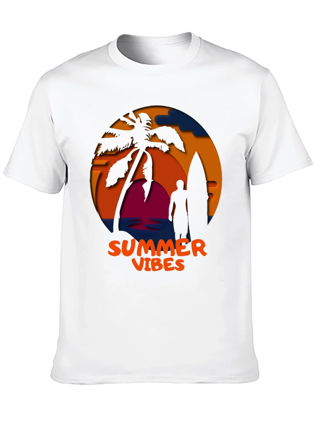 Summer Vibes Graphic T-Shirt - Coastal Design