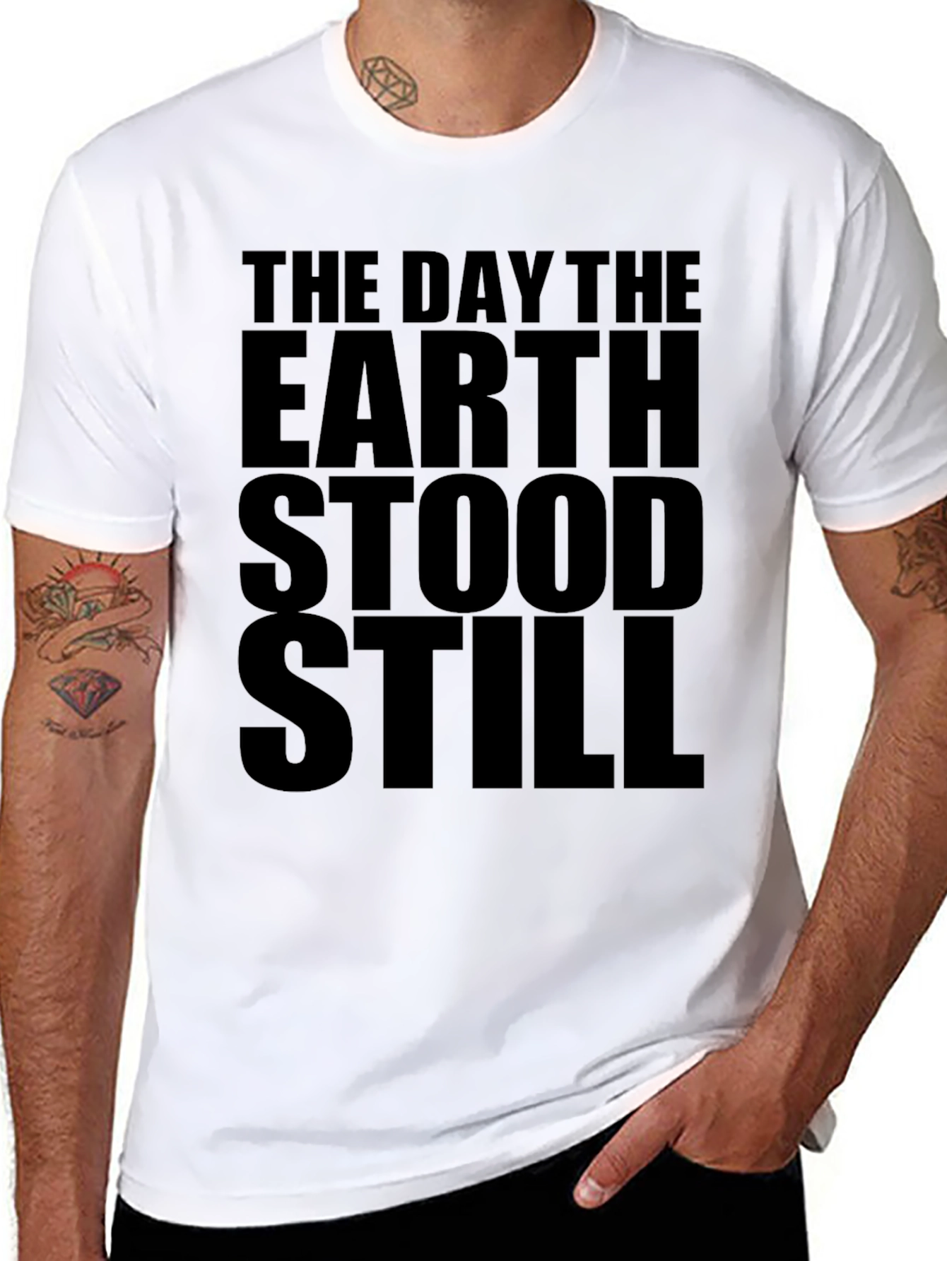The Day The Earth Stood Still Black T-Shirt
