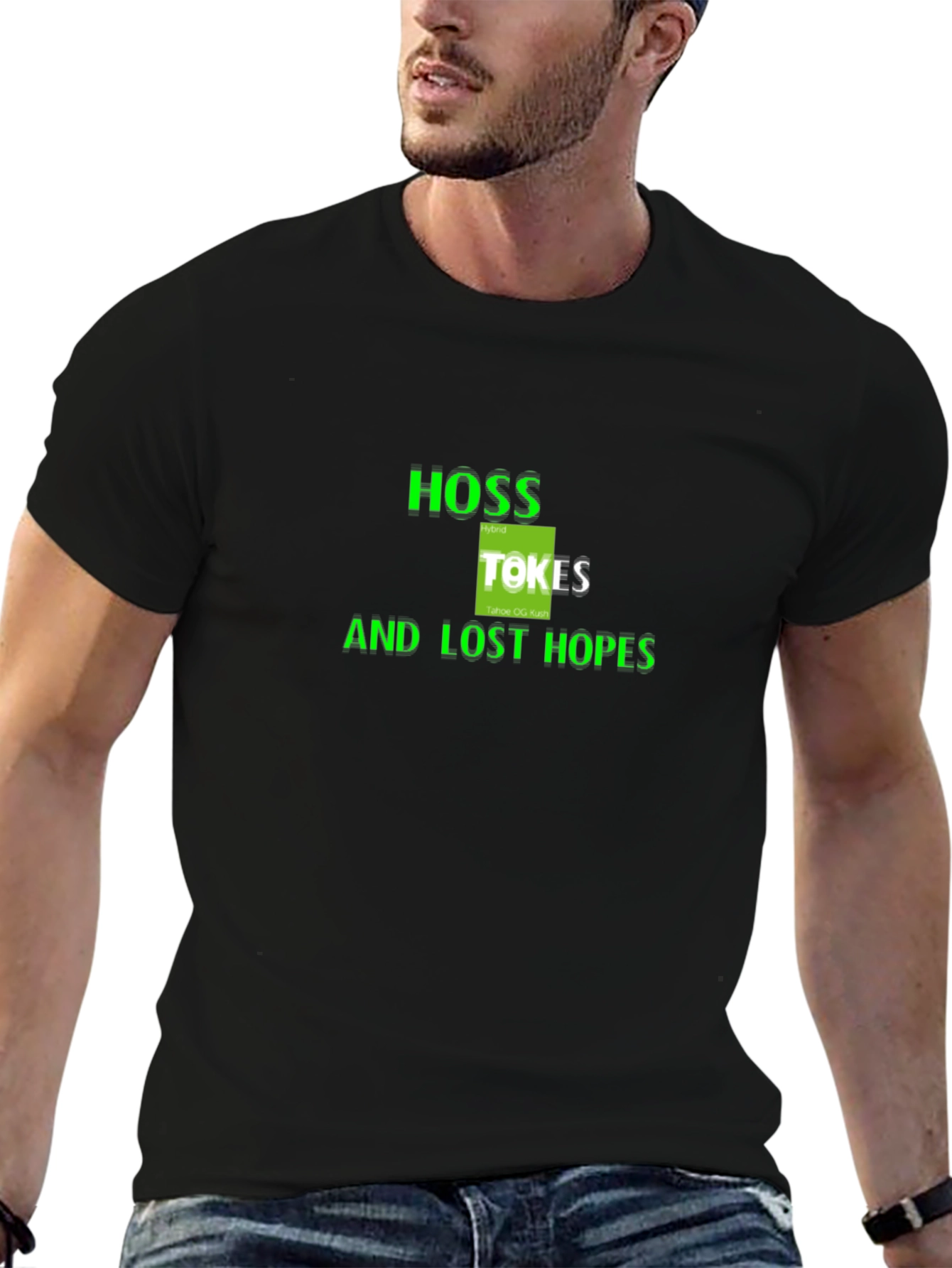 HOSS Tokes Black Graphic T-Shirt