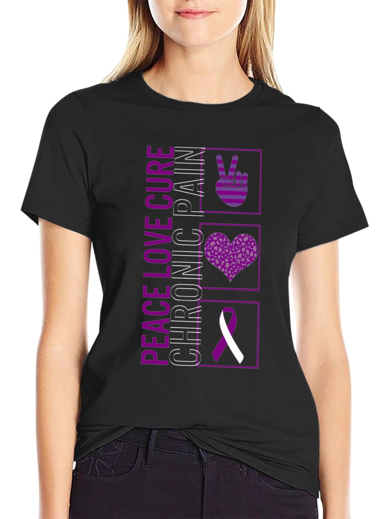 Peace Love Cure Chronic Pain T-Shirt