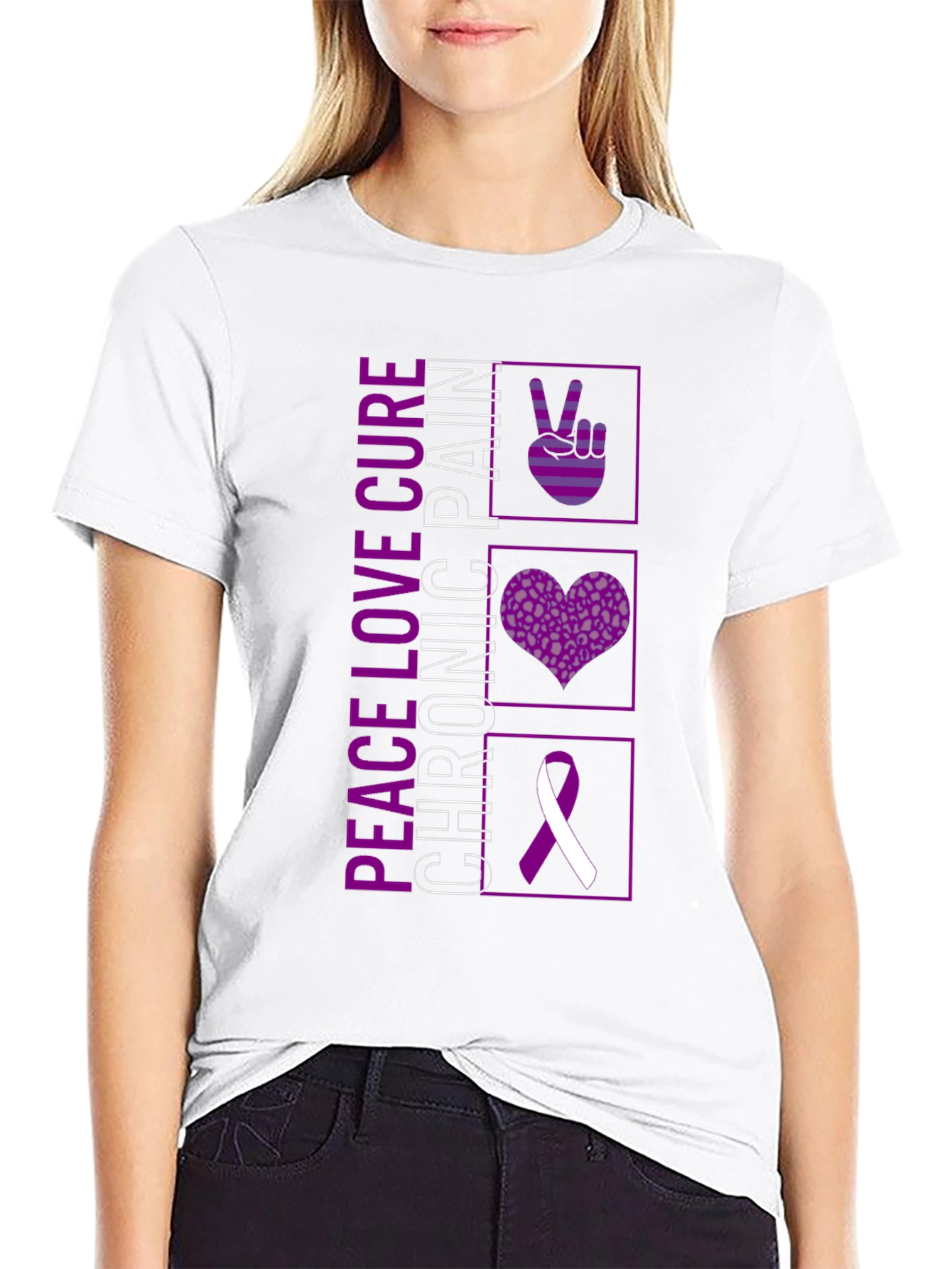 Peace Love Cure Chronic Pain T-Shirt