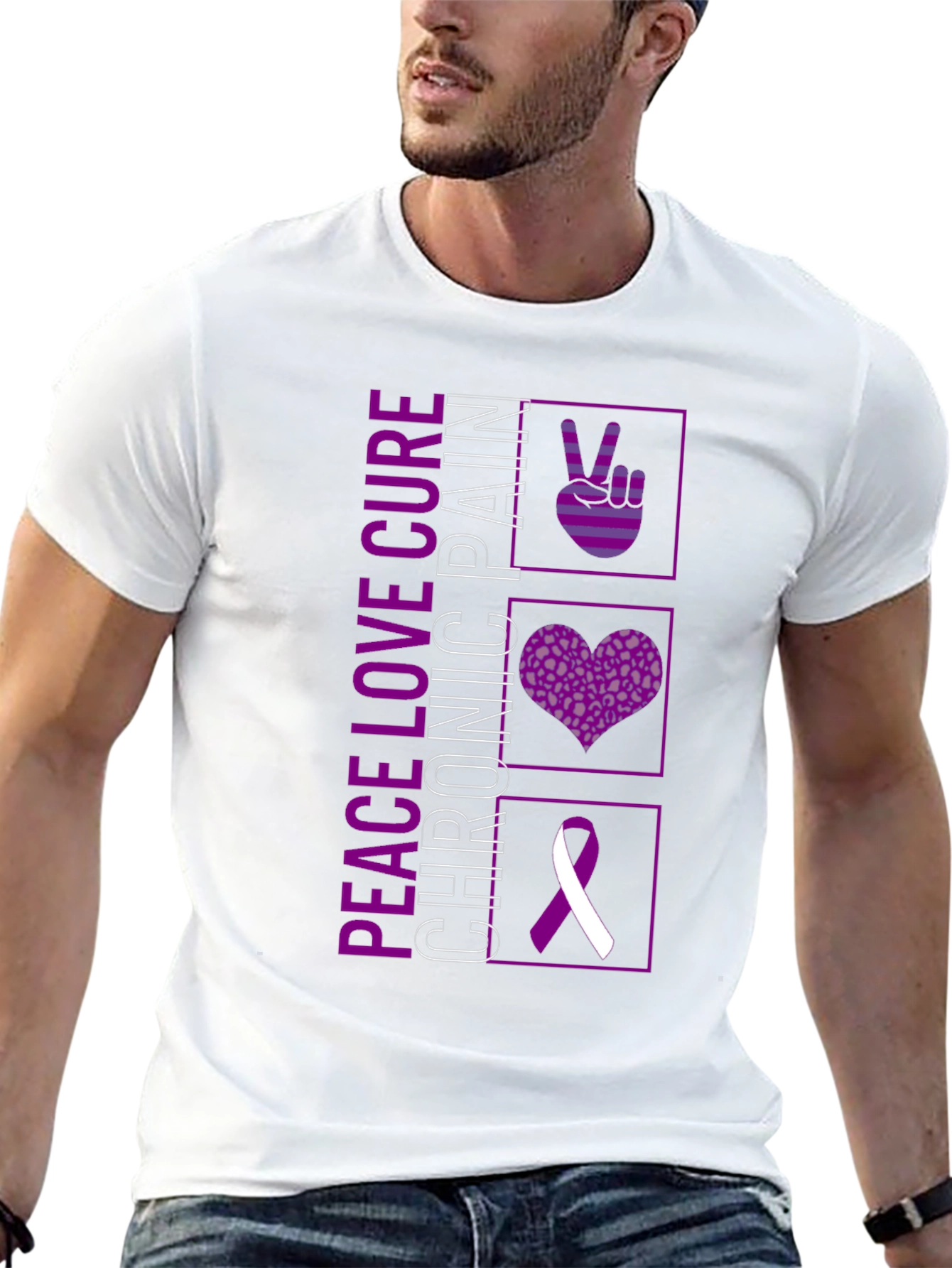 Peace Love Cure Chronic Pain T-Shirt