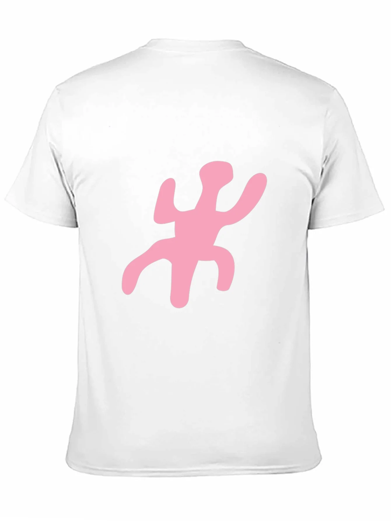 Funky Pink Figure Black T-Shirt