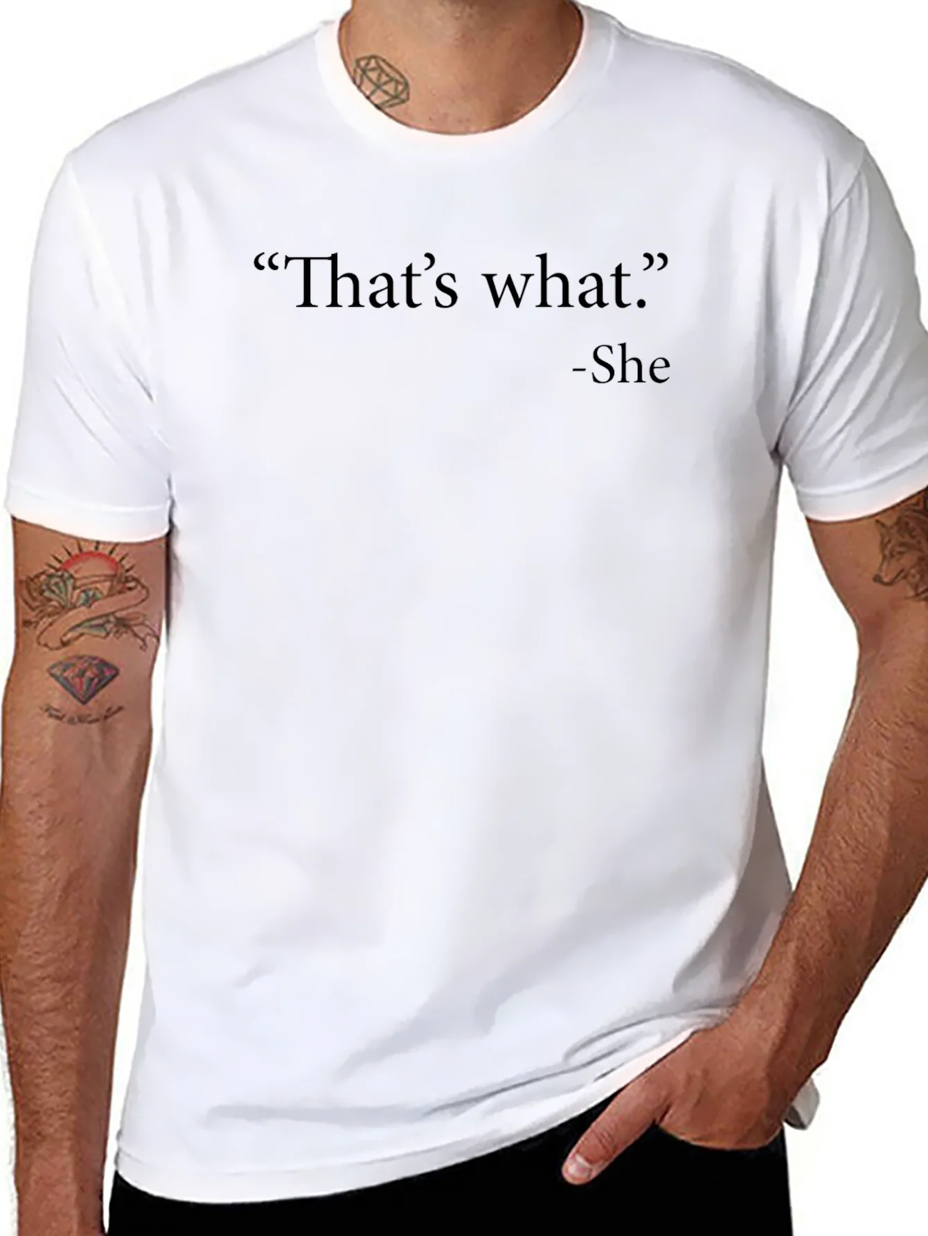 Thats What She Said Mens Black T-Shirt