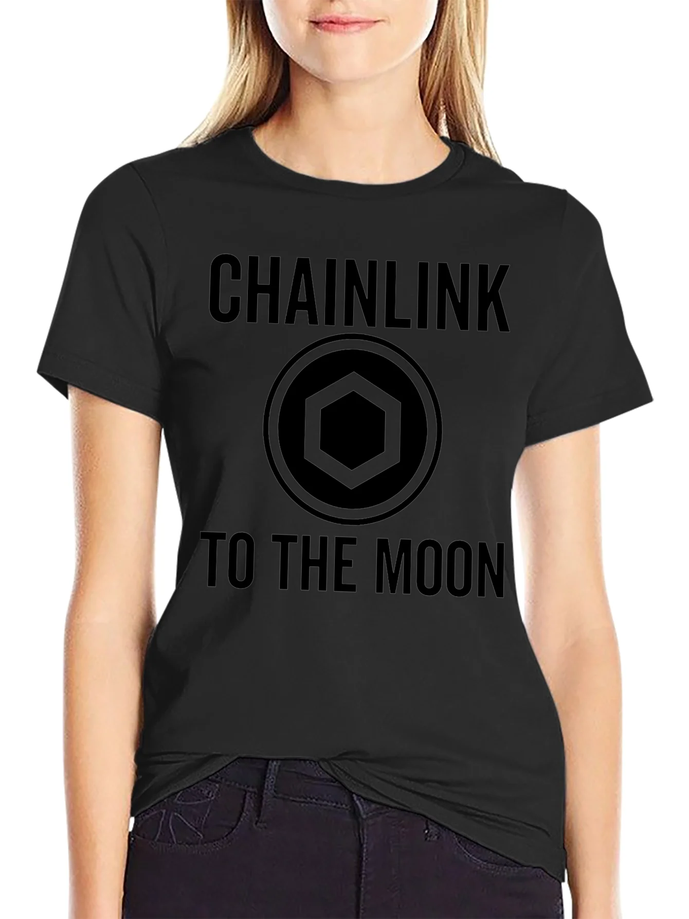 Chainlink To The Moon Crypto T-Shirt