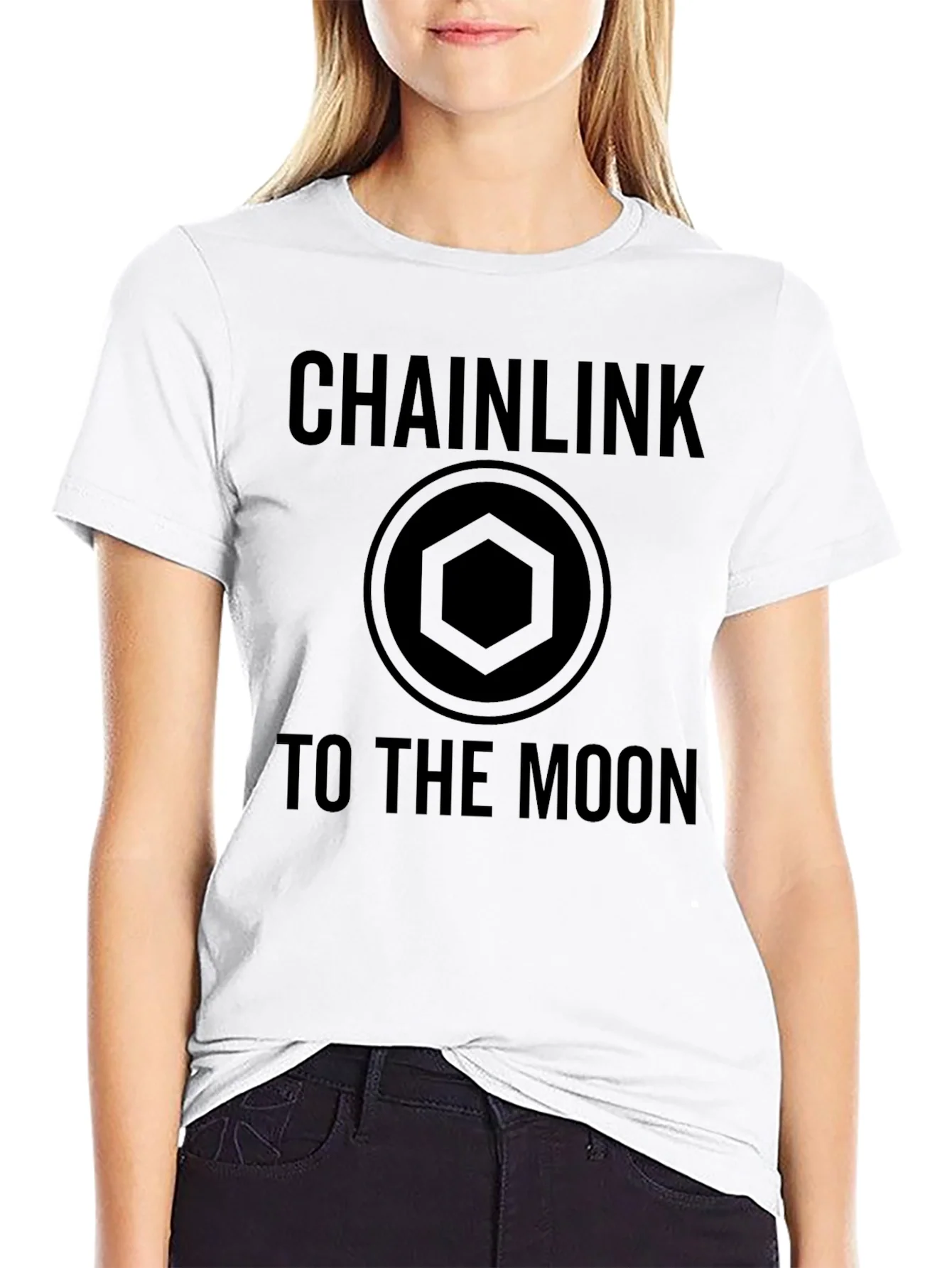 Chainlink To The Moon Crypto T-Shirt