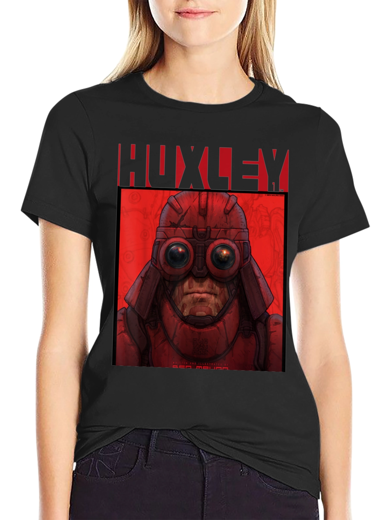 HUXLEY Red MAU MAU Graphic T-Shirt