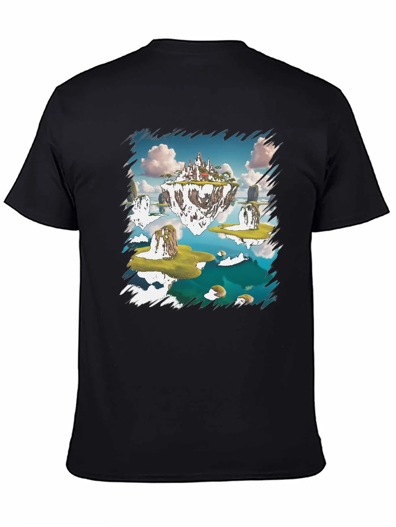Fantasy Island Graphic Tee - Black