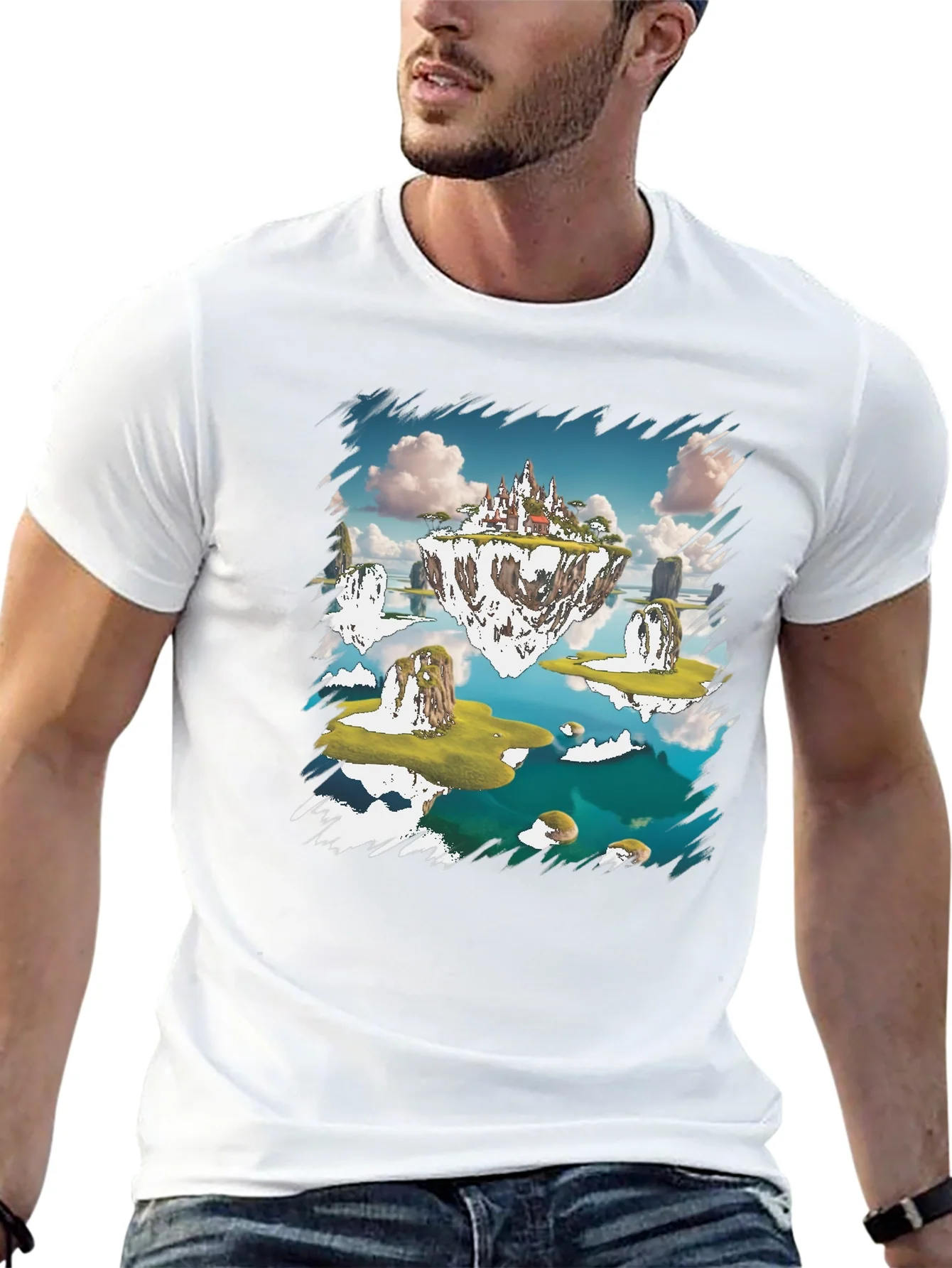 Fantasy Island Graphic Tee - Black