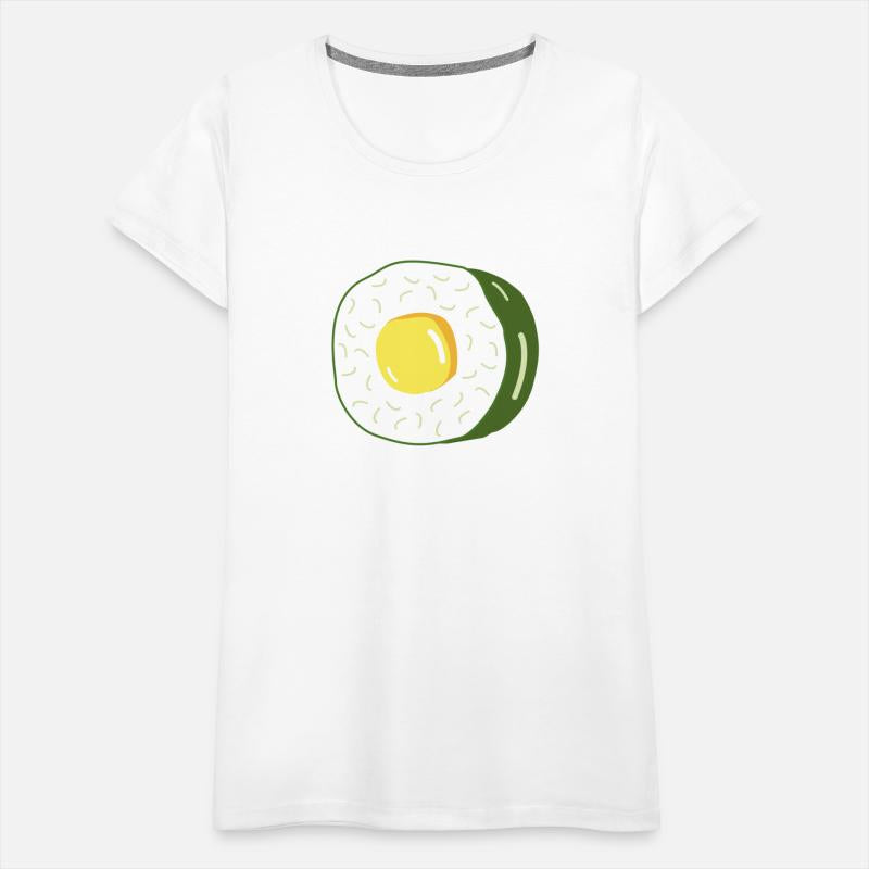 Japanese food sushi illustration