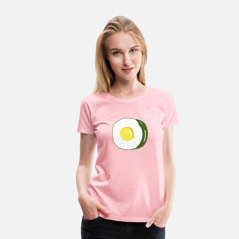 Japanese food sushi illustration