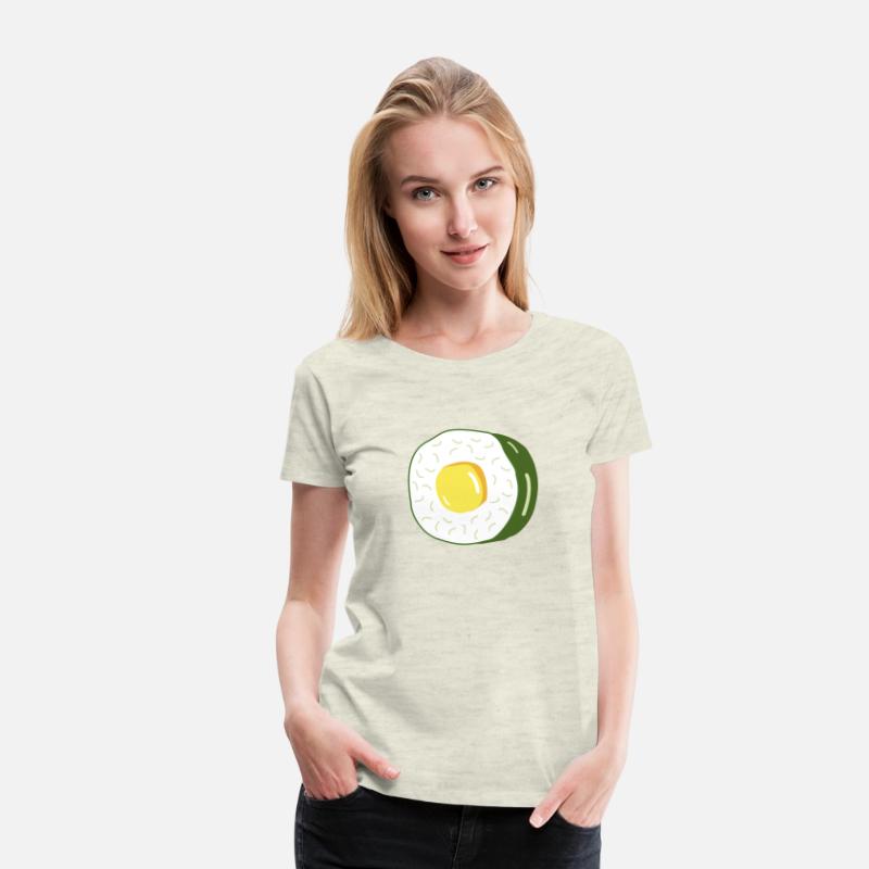 Japanese food sushi illustration