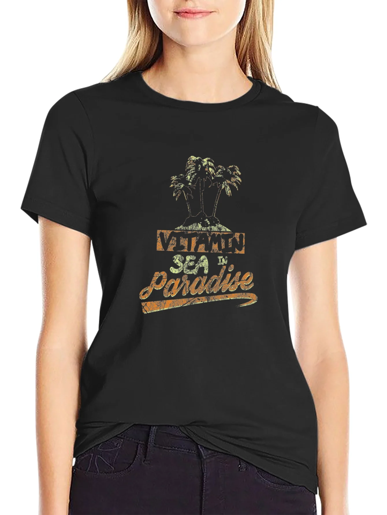 Vitamin Sea in Paradise T-Shirt - Tropical Island Design