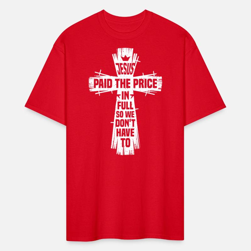 Jesus Paid The Price in Full Christian Faith Cross