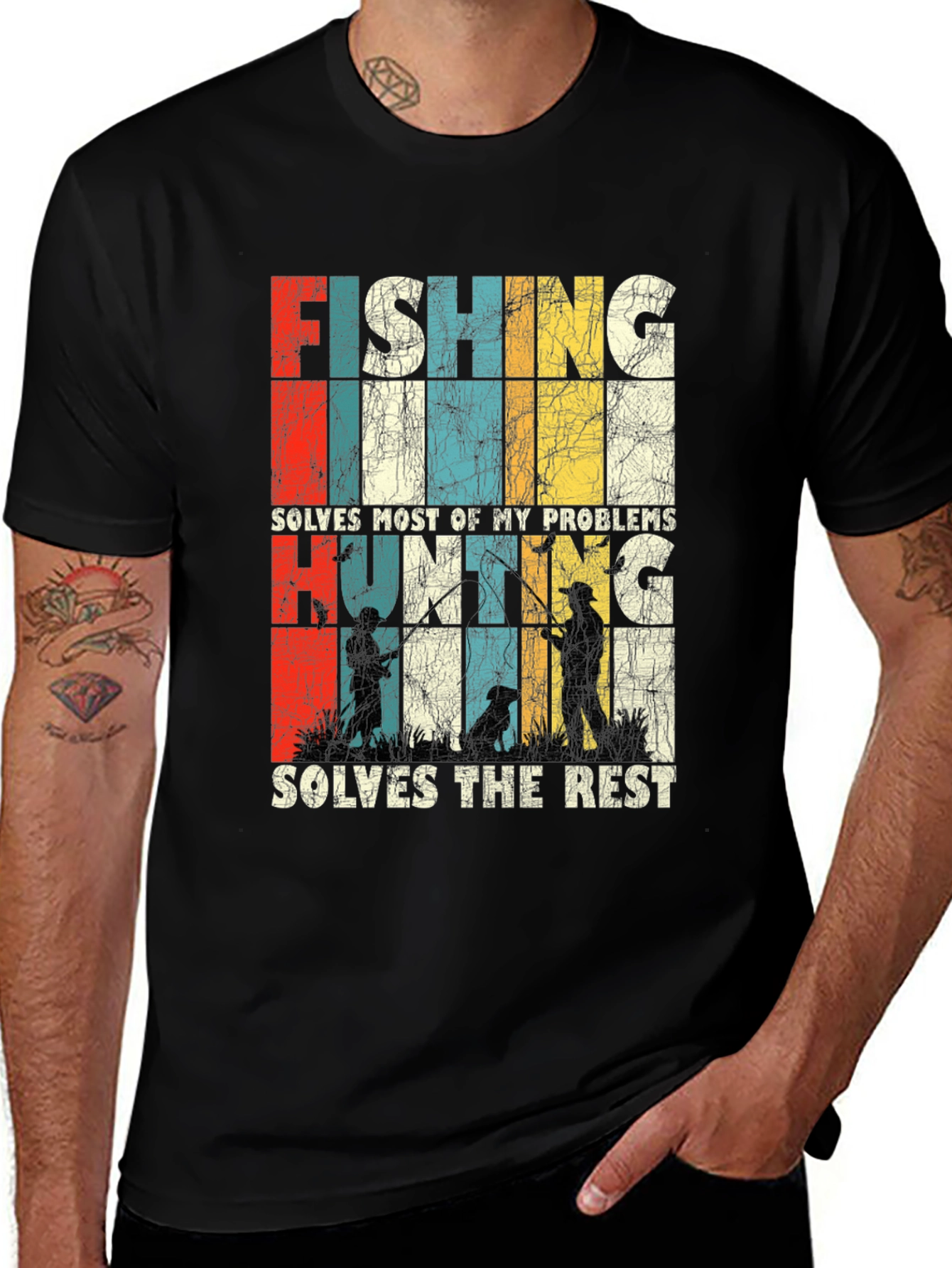Fishing Hunting Problems Solved T-Shirt