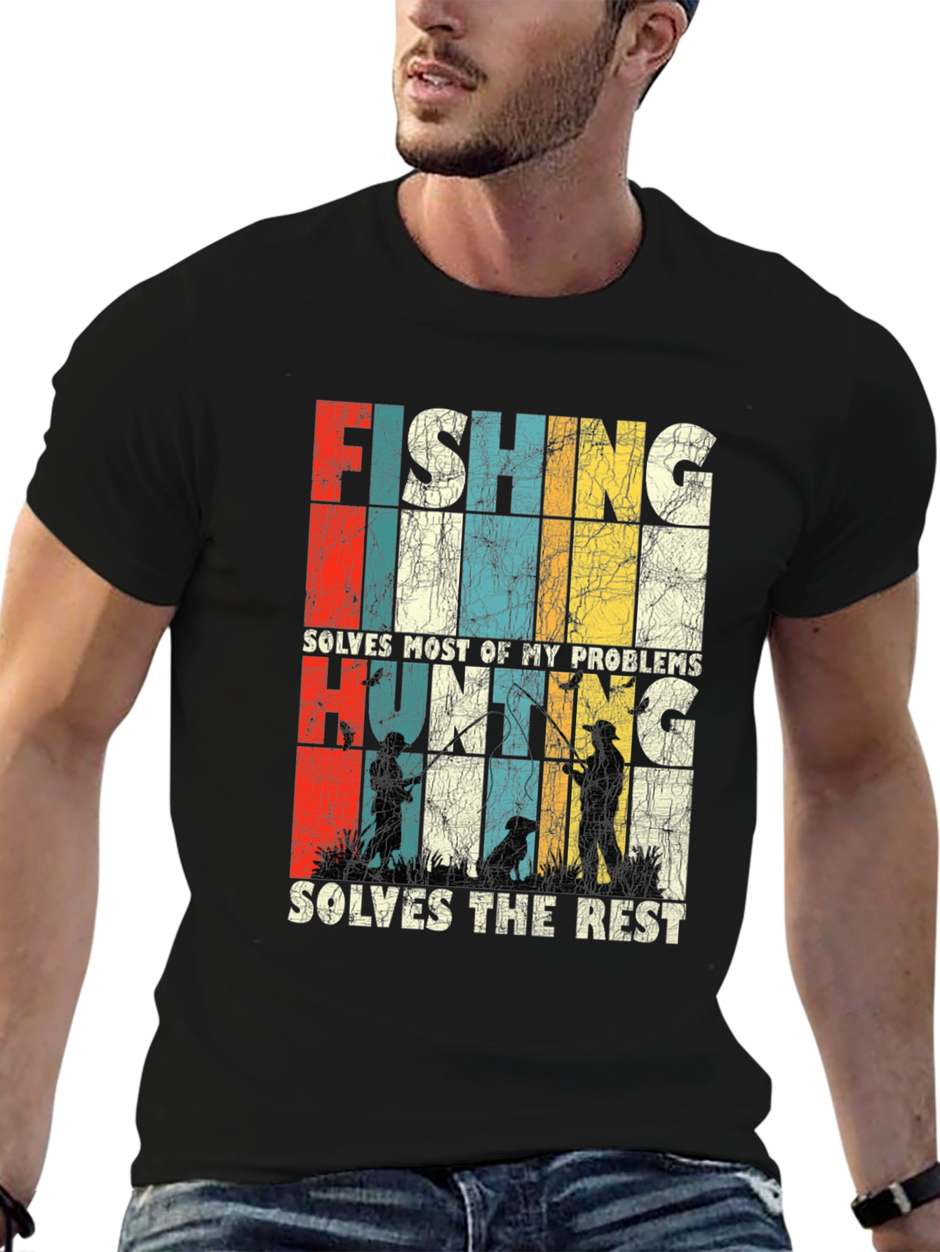 Fishing Hunting Problems Solved T-Shirt