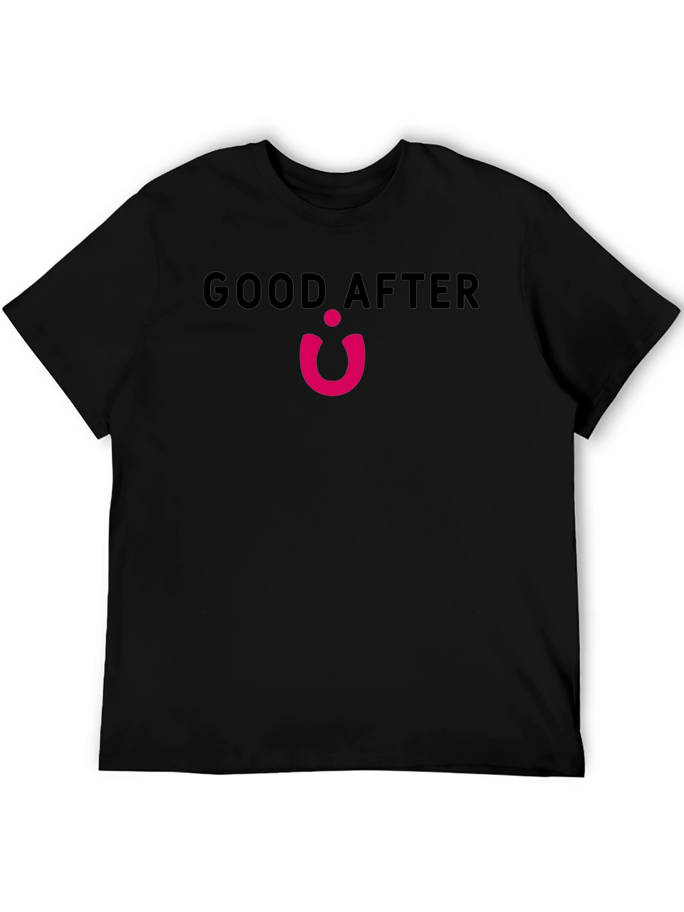 Good After Pink Logo Black T-Shirt