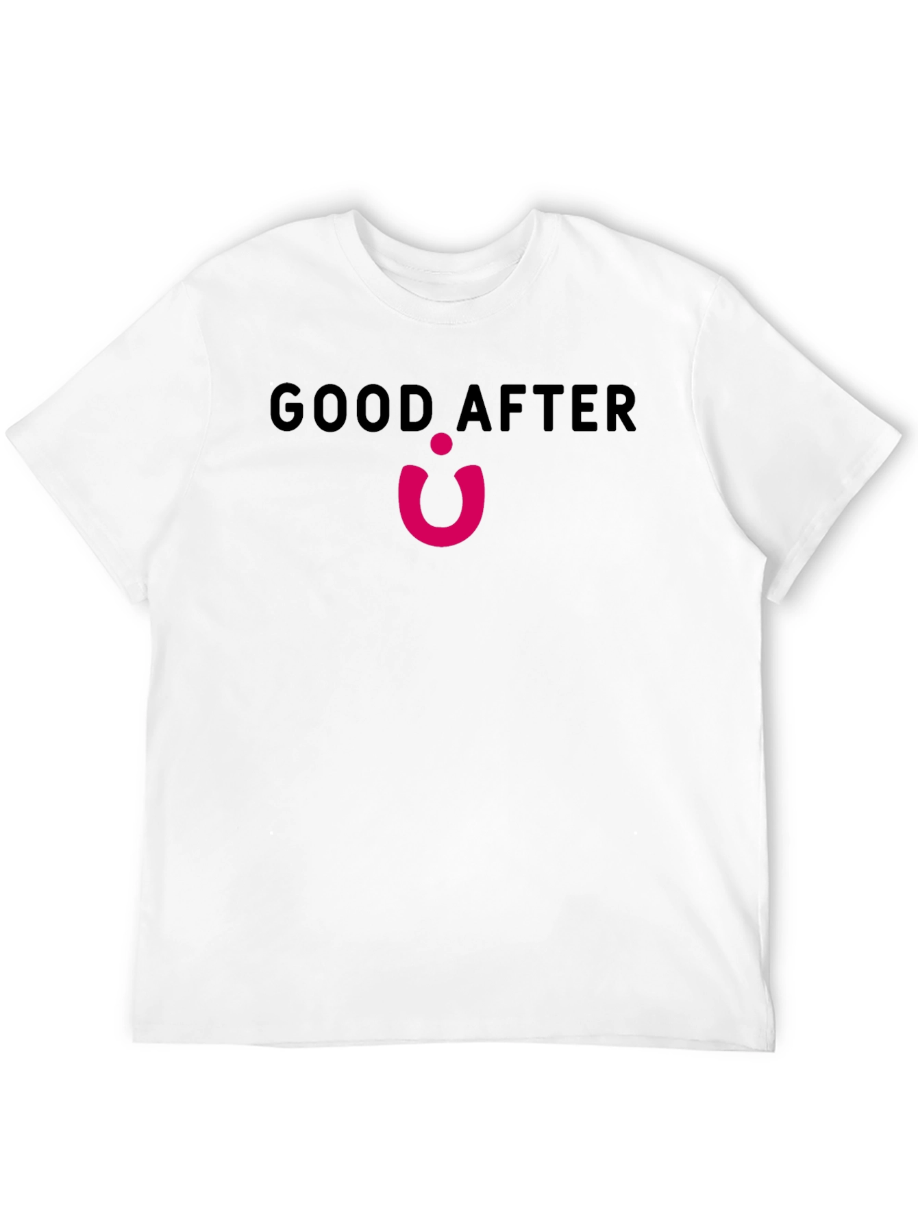 Good After Pink Logo Black T-Shirt